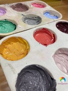 A paint pallet