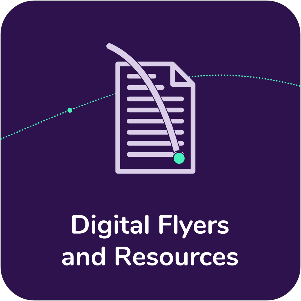 An icon of a document with a green dot in the bottom right corner