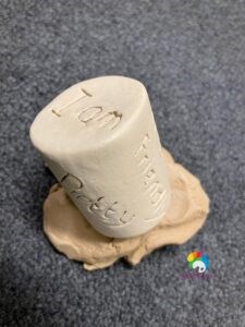 I Am clay artwork by The Art of Expression
